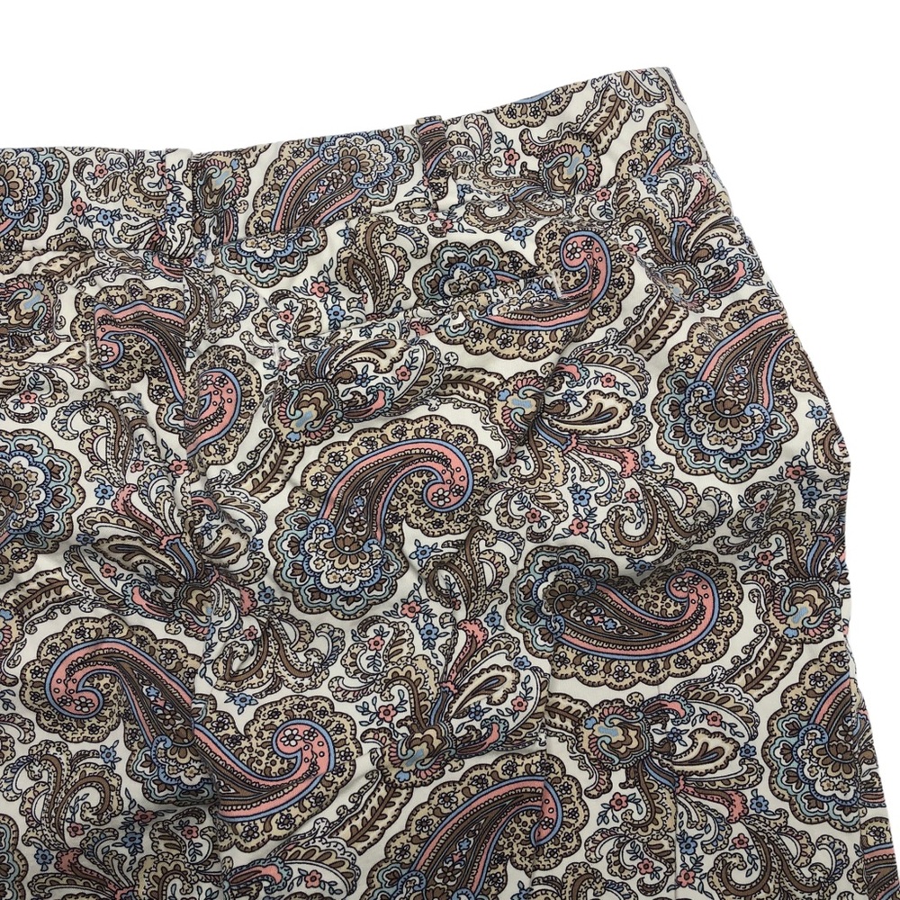 Talbots Petites Paisley Mid Rise Stretch The Perfect Crop Pants - Picture 6 of 12